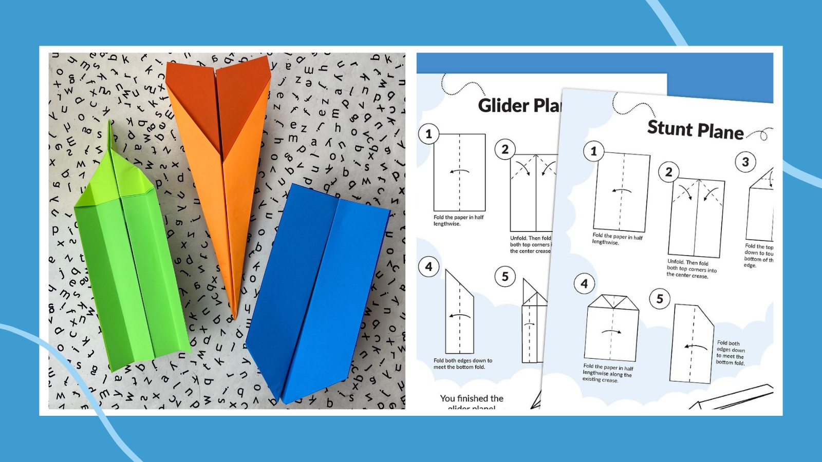 How To Make Paper Airplanes (Free Printable) throughout Free Printable Paper Airplane Templates