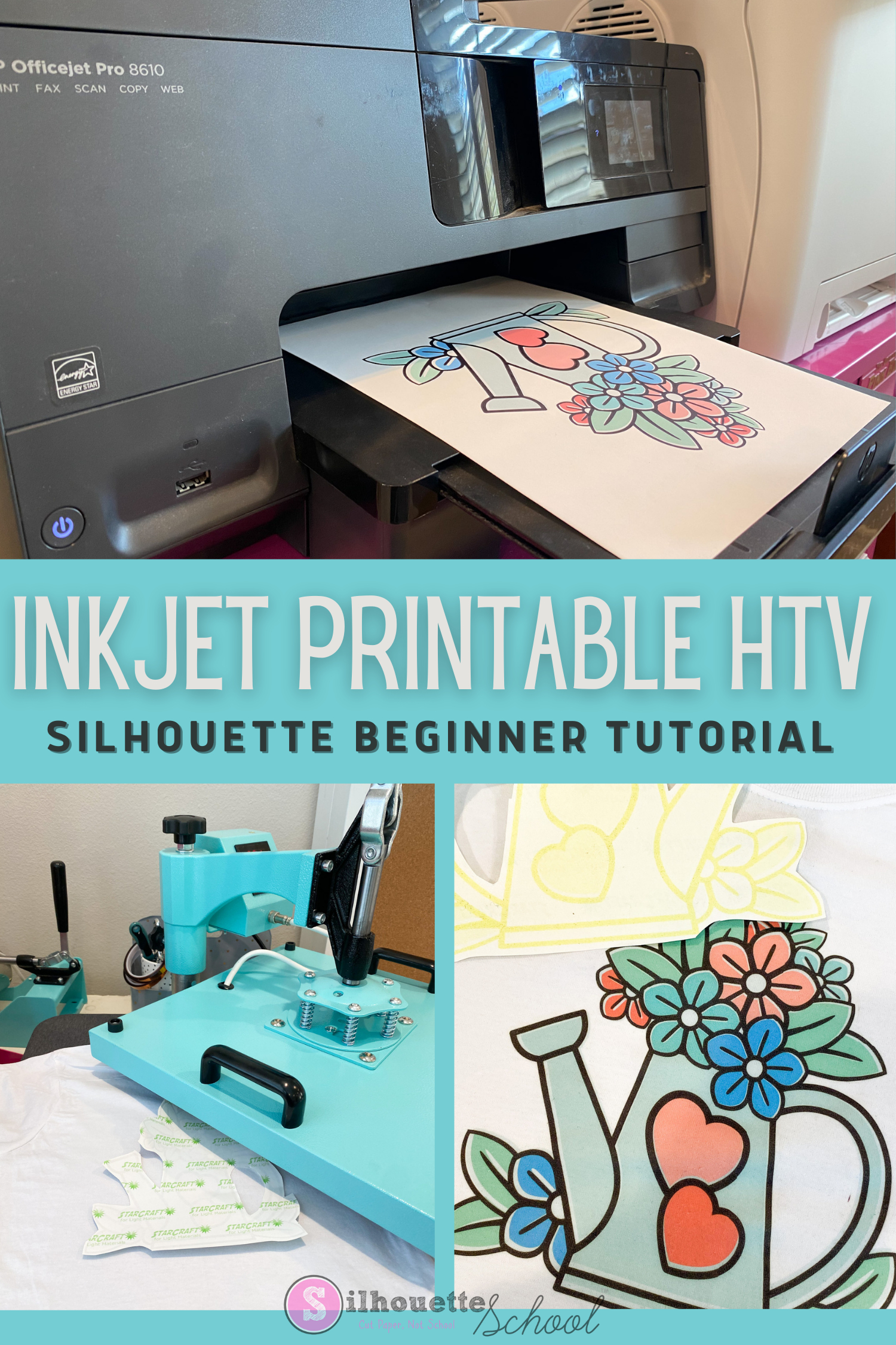 How To Use Starcraft Inkjet Printable Heat Transfer (Htv) For with How to Use Printable Htv