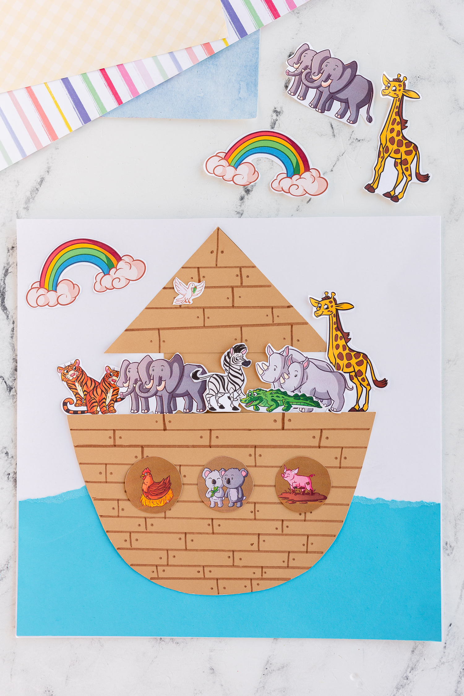 Noah'S Ark Craft - Made To Be A Momma inside Noah's Ark Printable Craft