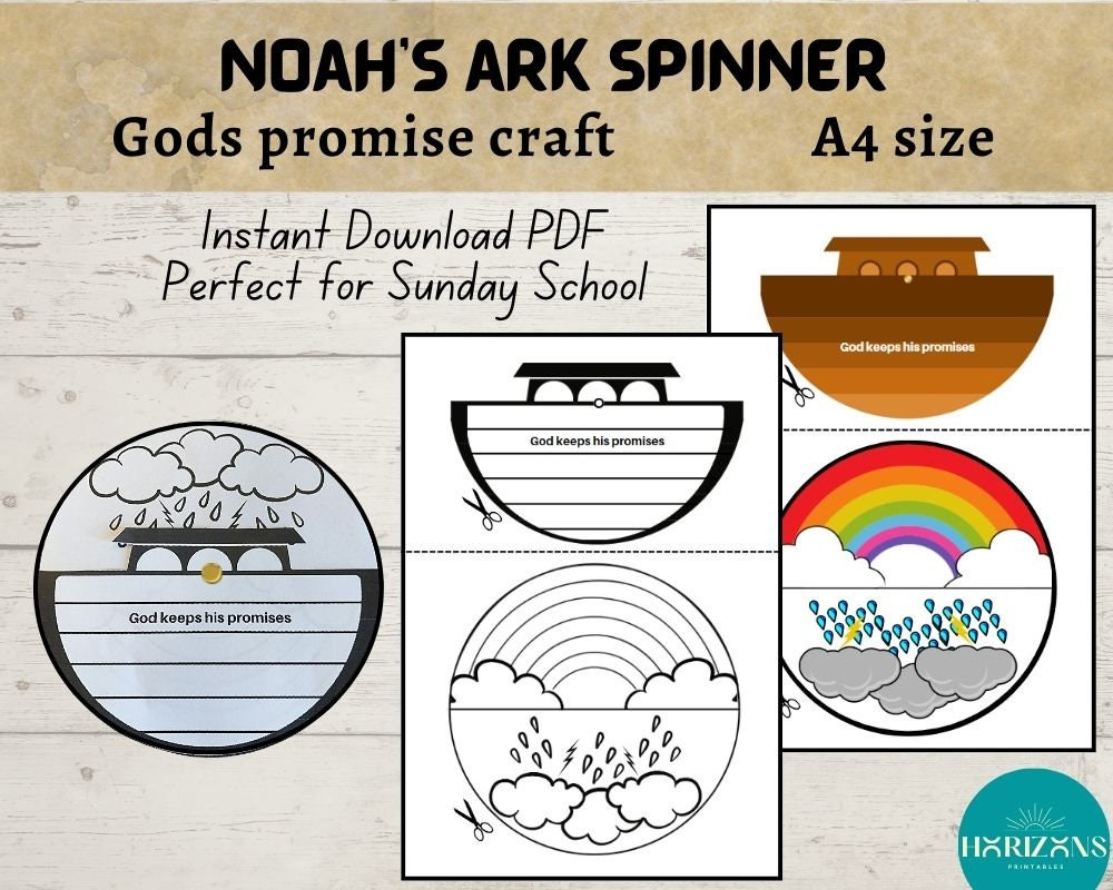 Noah'S Ark Printable, Sunday School Craft, Bible Story Activity with regard to Noah's Ark Printable Craft