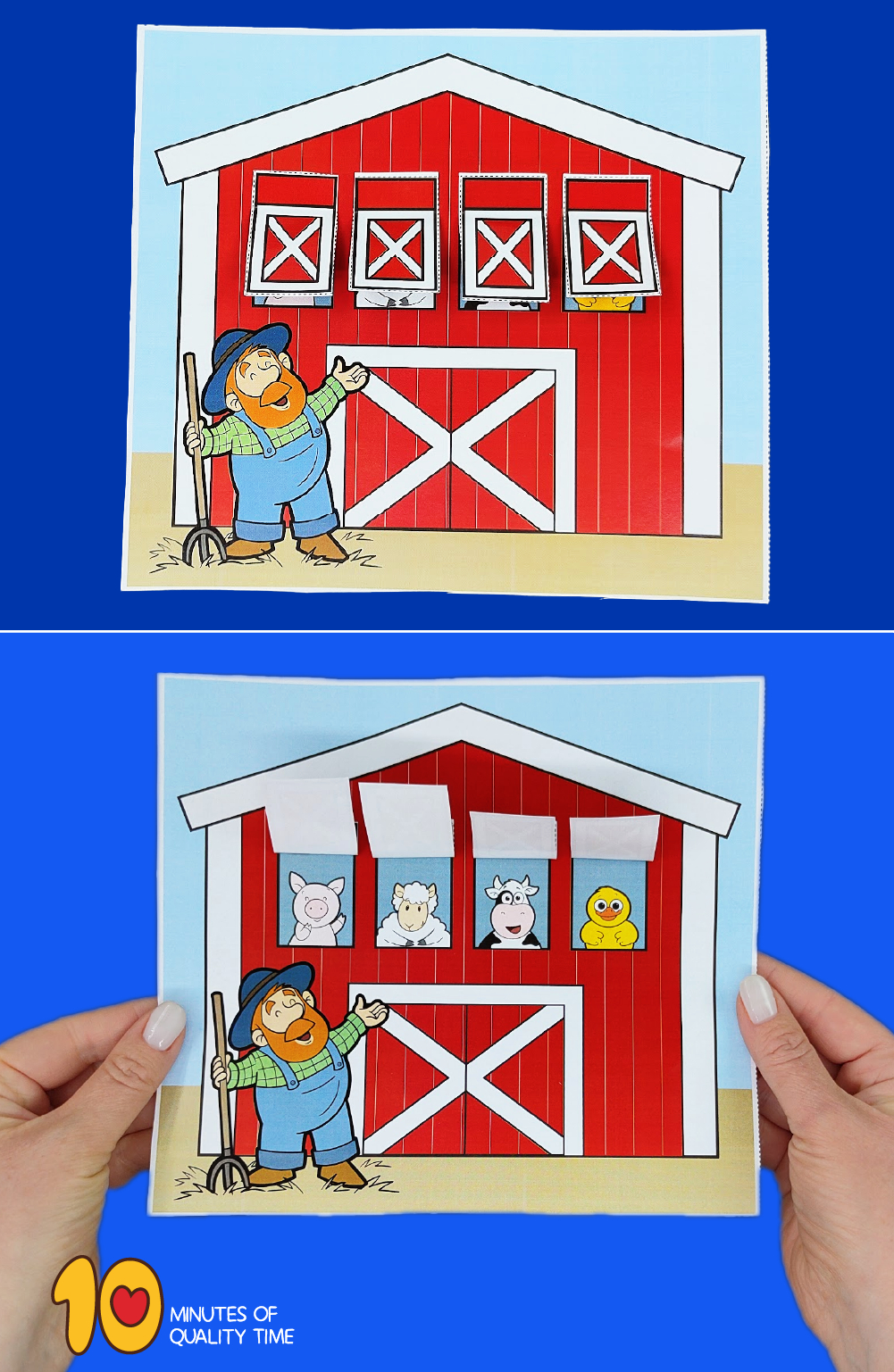 Old Macdonald Had A Farm Craft – 10 Minutes Of Quality Time regarding Old Macdonald Had A Farm Printables