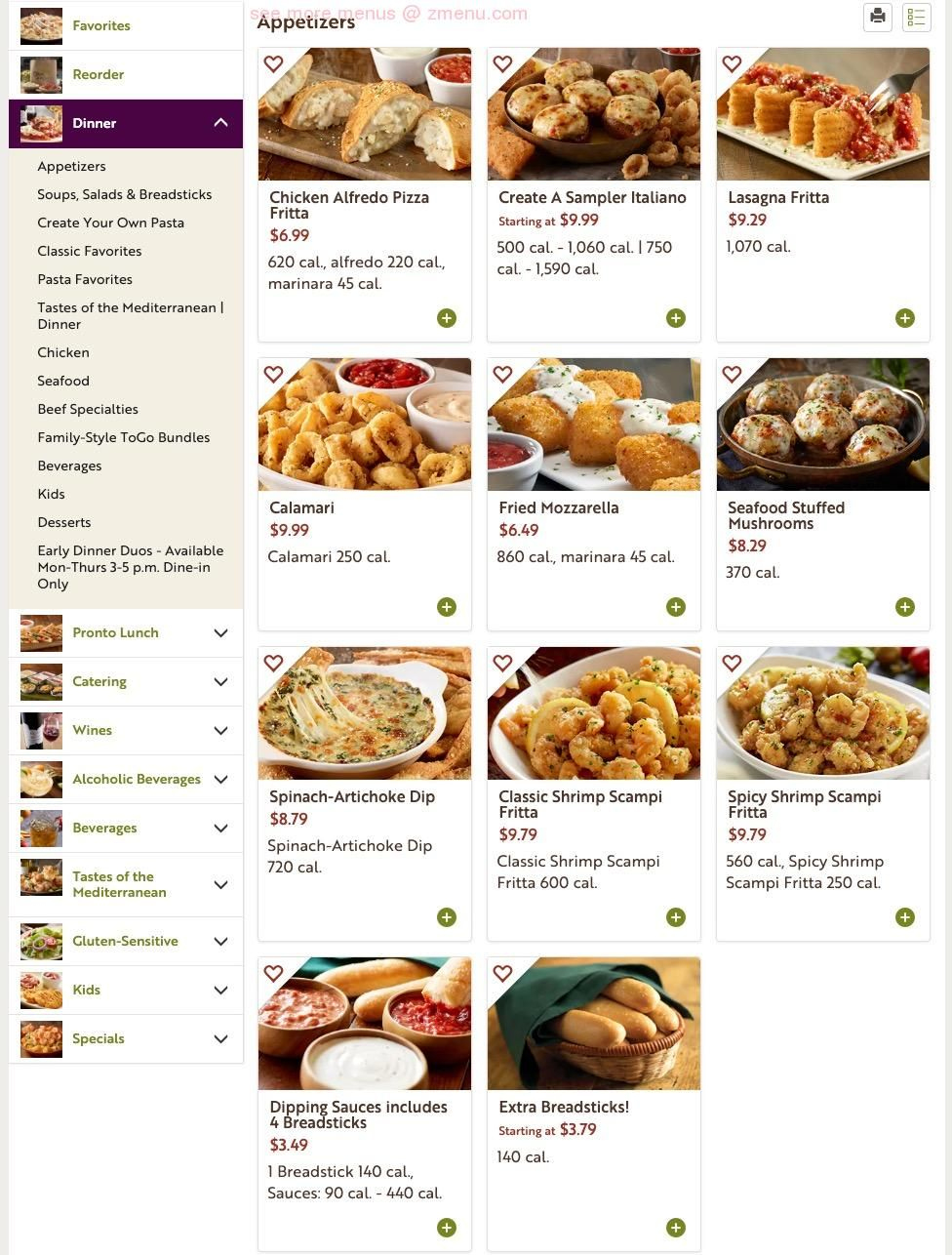 Olive Garden Menu And Prices - Worksheets Library inside Printable Olive Garden Lunch Menu