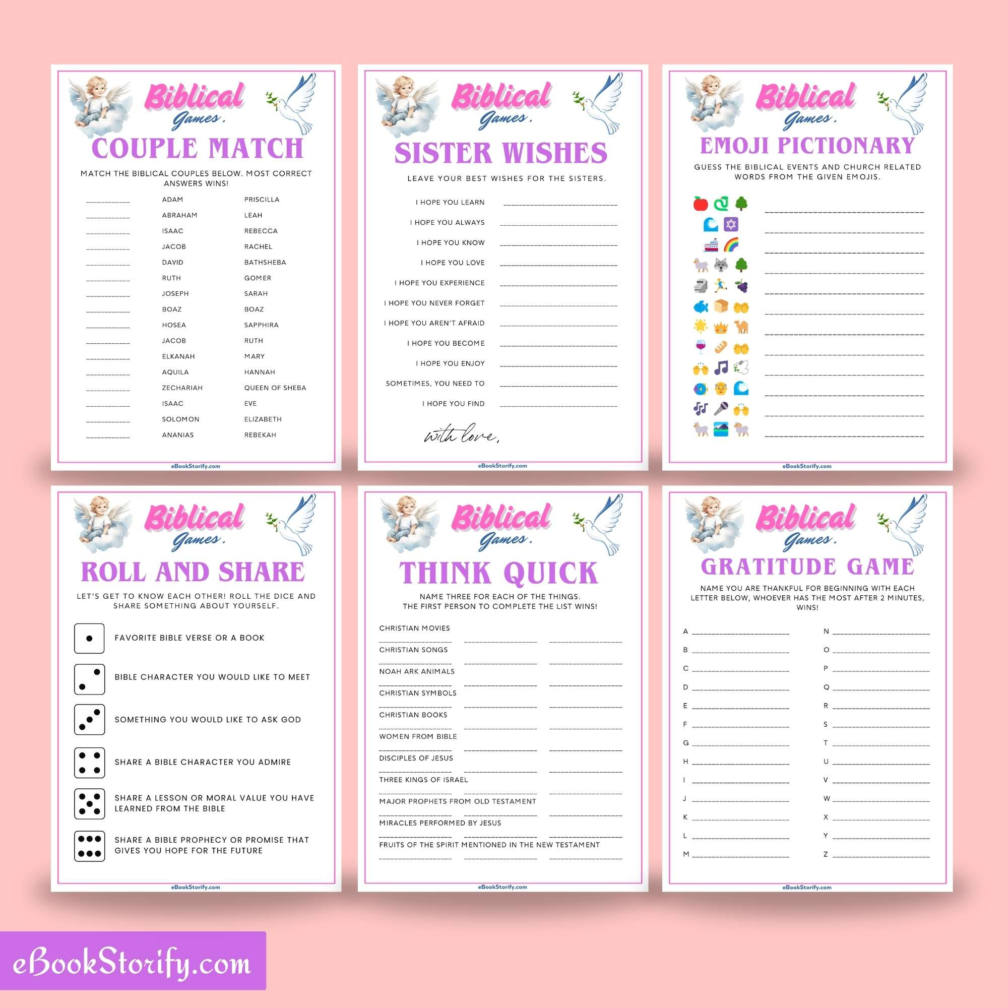Pack 50 Games Women Ministry Bible Set | Ebookstorify inside Free Printable Games For Women's Ministry