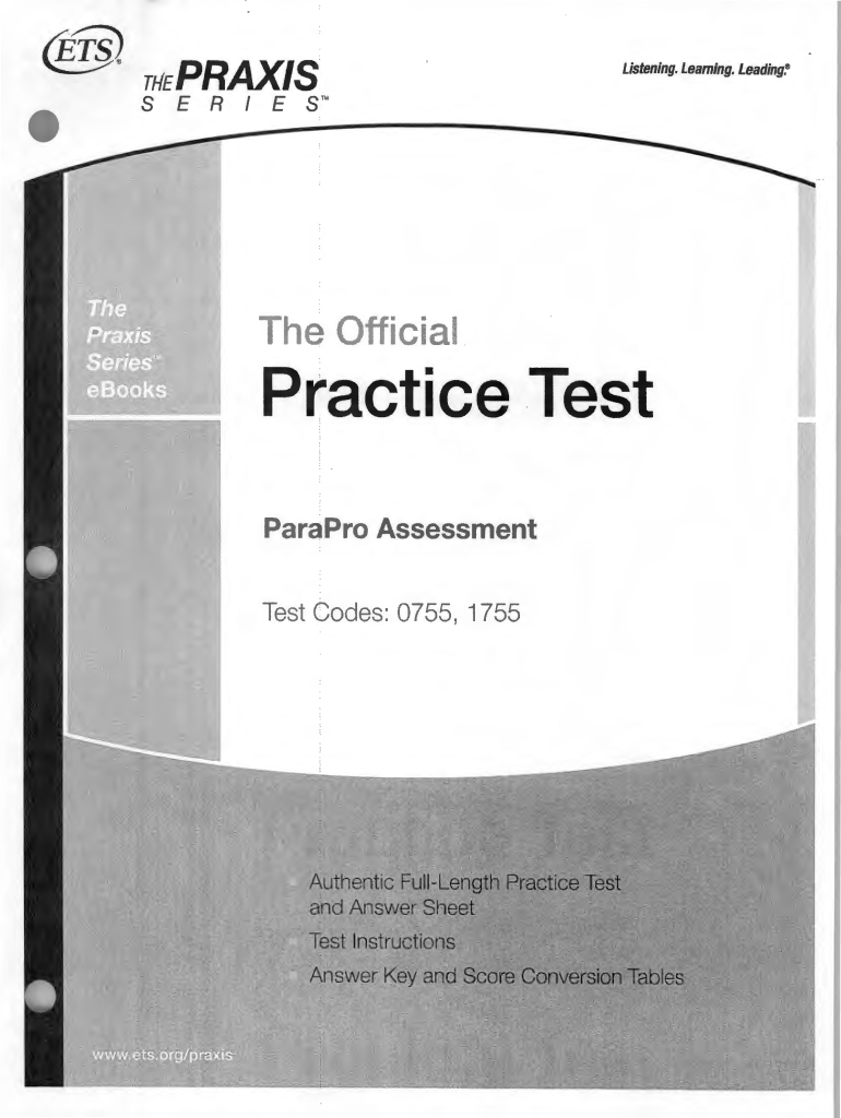 Paraprofessional Practice Test Pdf - Fill Online, Printable pertaining to Free Printable Paraprofessional Practice Test