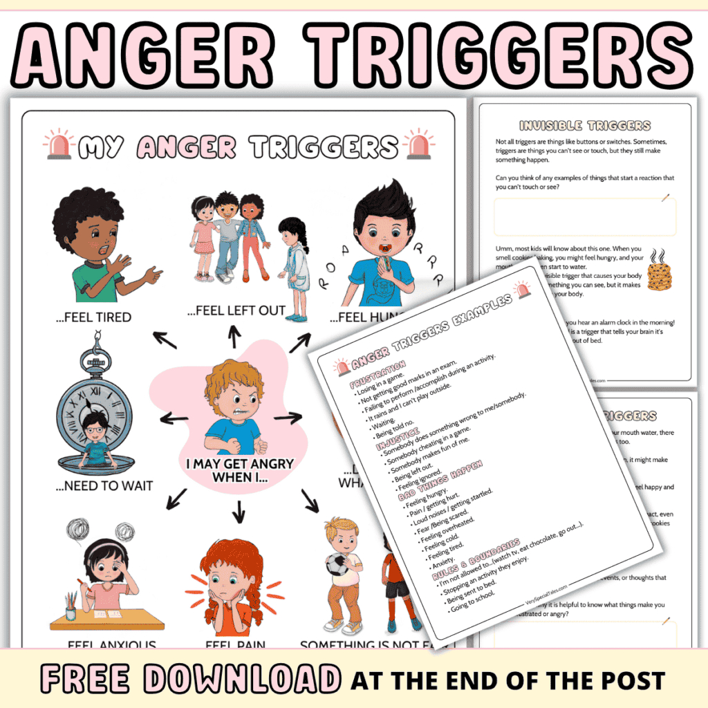 Pdf) Anger Triggers In Kids: Helping Your Child Identify & Deal regarding Free Printable Identifying Triggers Worksheets