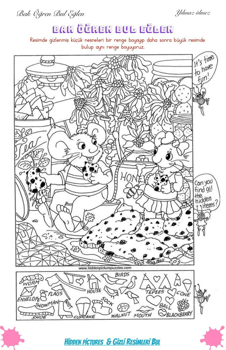 Pinterest | Hidden Pictures, Hidden Picture Puzzles, Highlights in Highlights Find the Hidden Pictures Printable