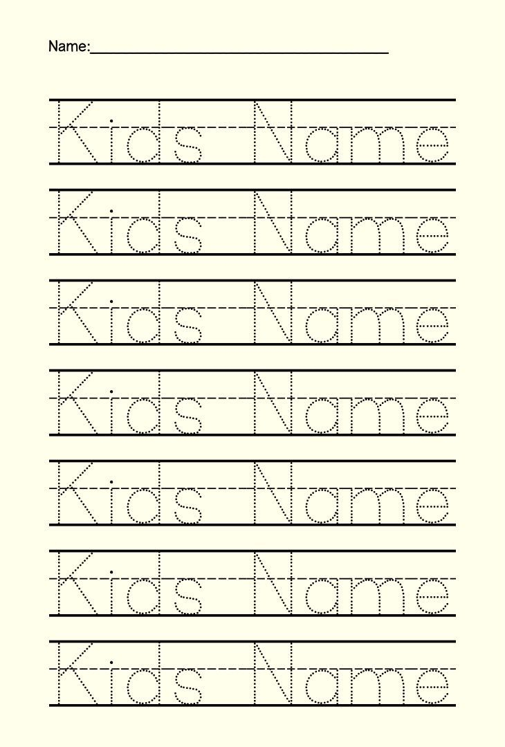 Preschool Name Tracing - 15 Free Pdf Printables | Printablee pertaining to Free Printable Name Tracing Worksheets