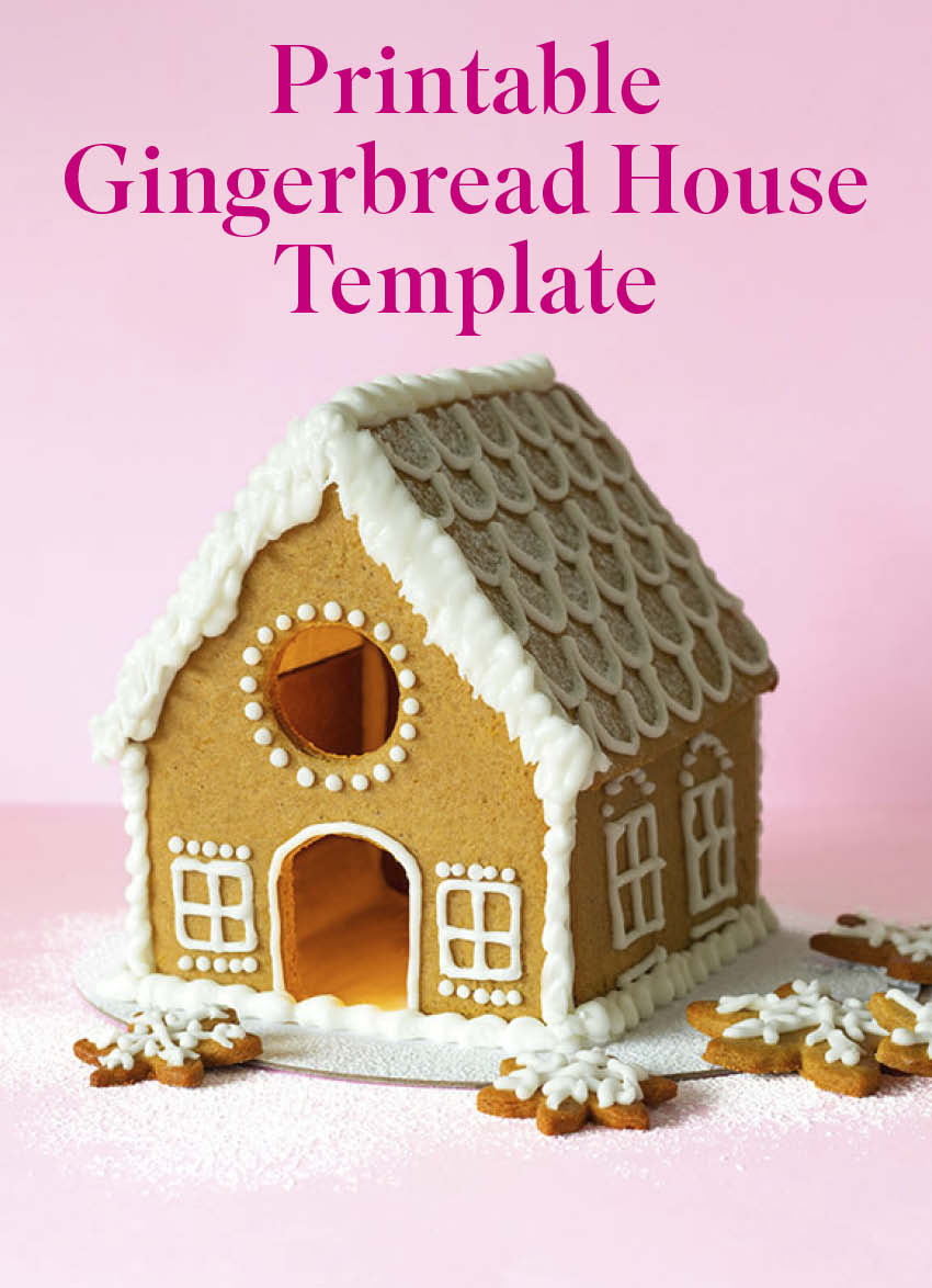 Printable Gingerbread House Template » Dish Magazine for Free Printable Gingerbread House Template