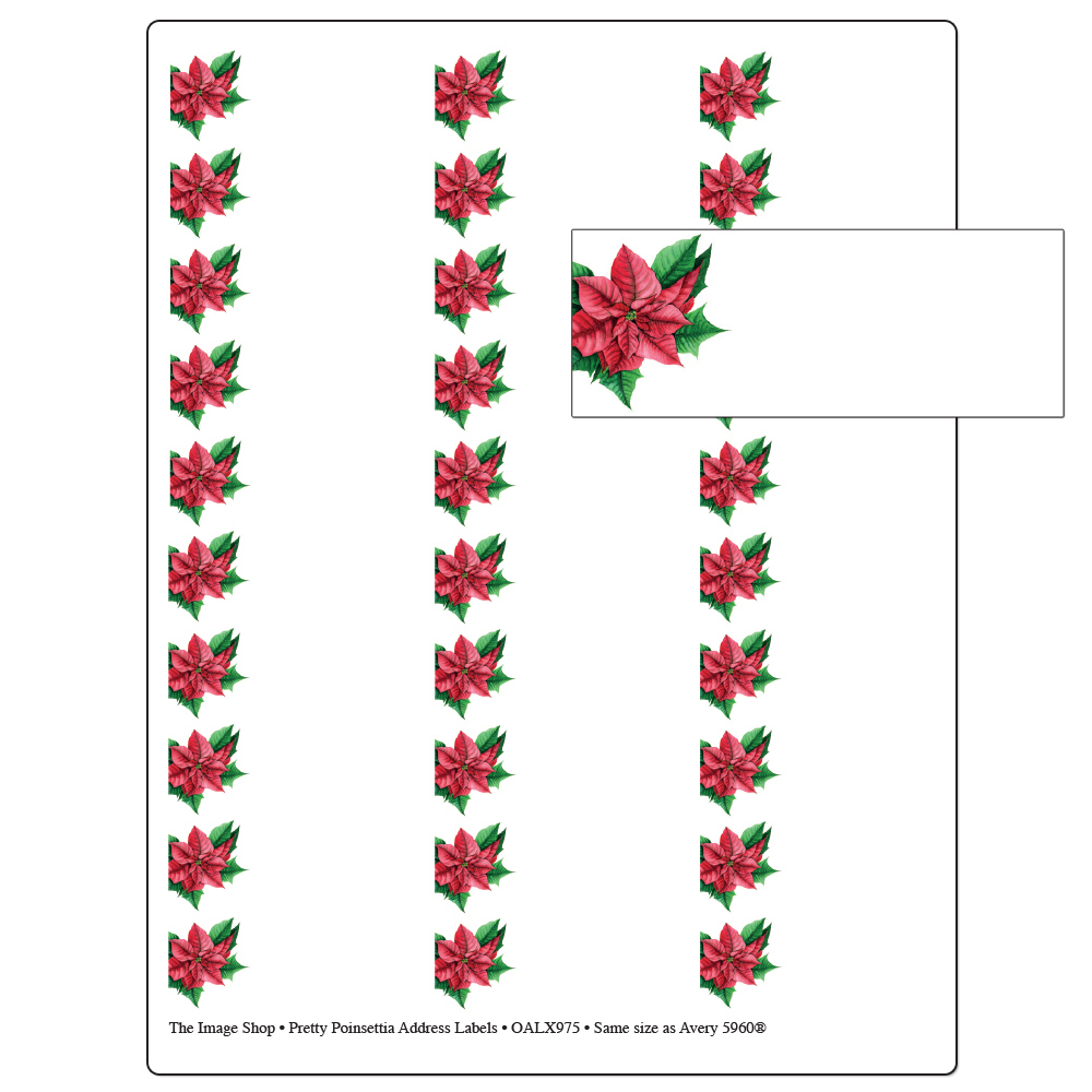 Printable Holiday Address Labels | The Image Shop with regard to Christmas Address Labels Free Printable