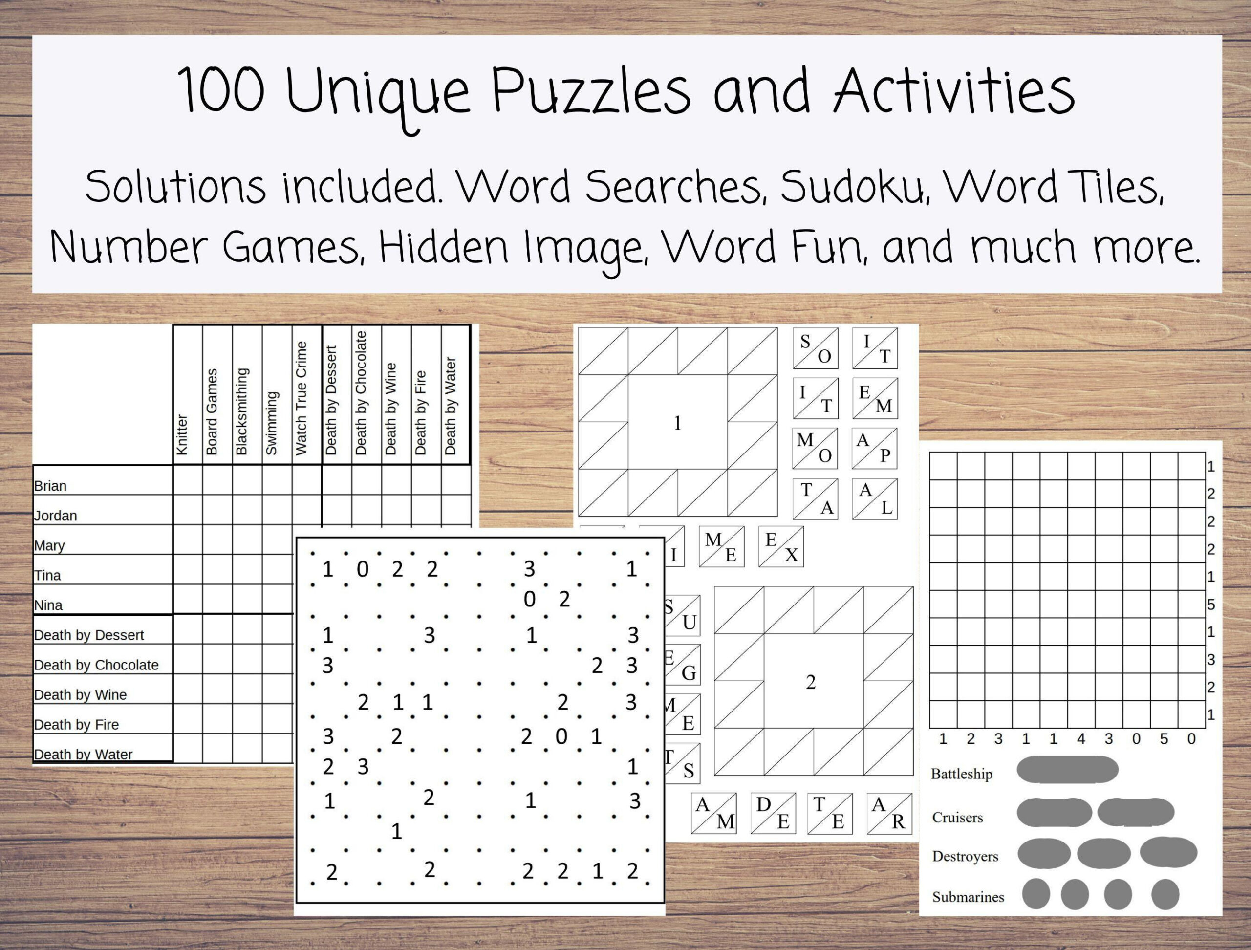 Printable Mind Bending Variety Puzzles With 100 Different Kinds Of inside Printable Mind Teasers For Adults