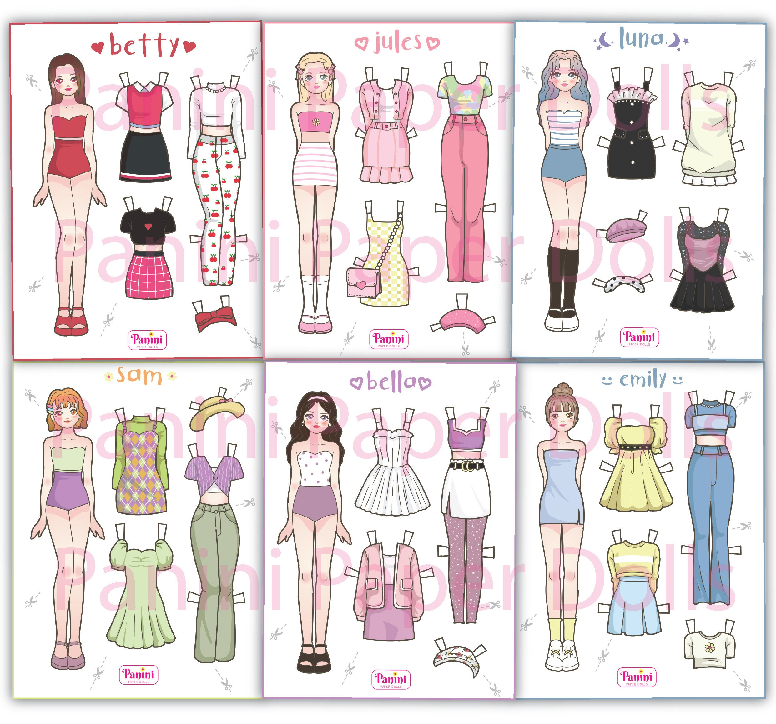 Printable Paper Doll Dress Up Girls Korean Paper Doll Kpop Doll with regard to Printable Paper Dolls and Clothes