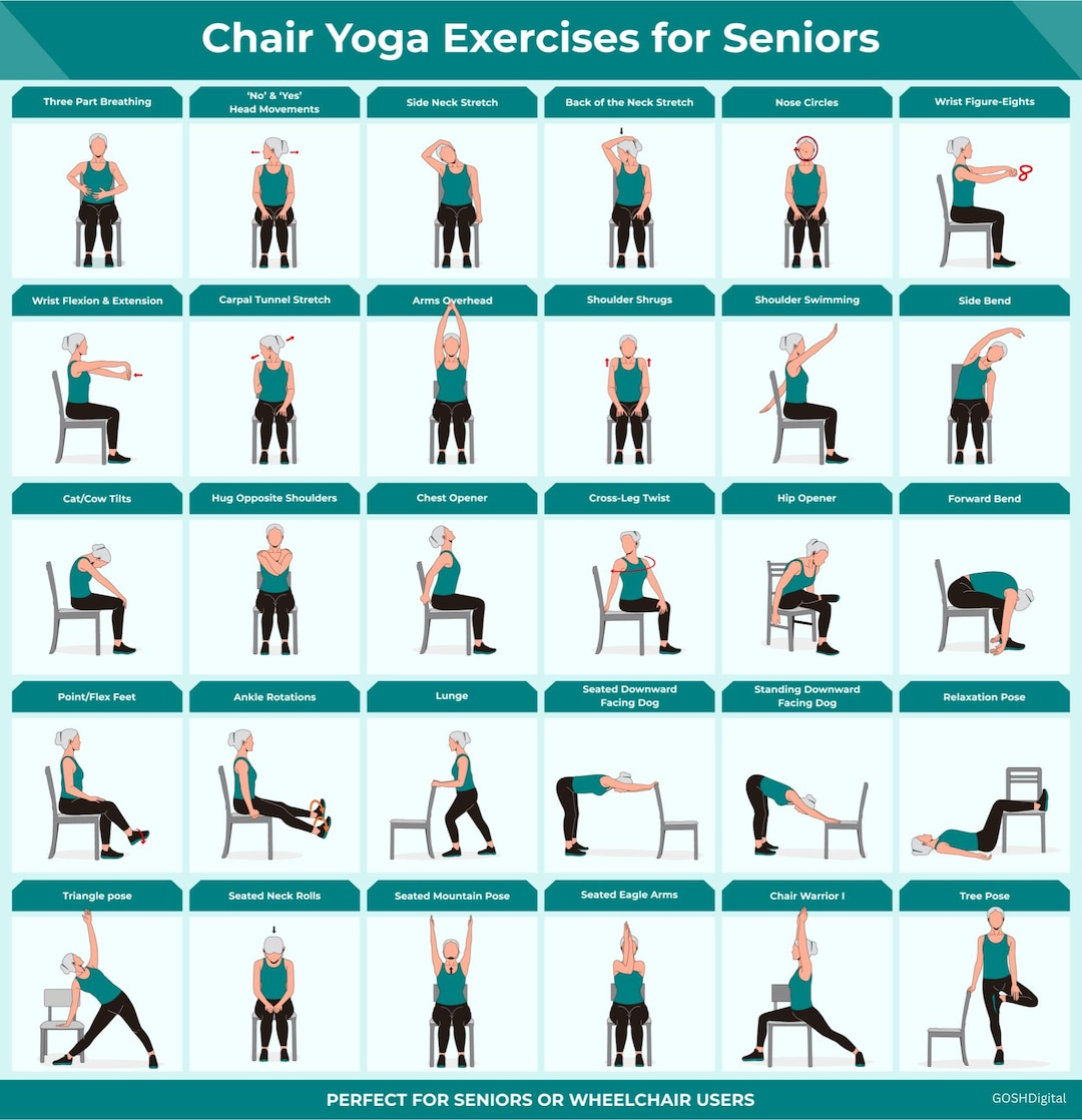Printable Seniors Seated Exercises Printable Chair Exercises For within Chair Exercises For Seniors Printable