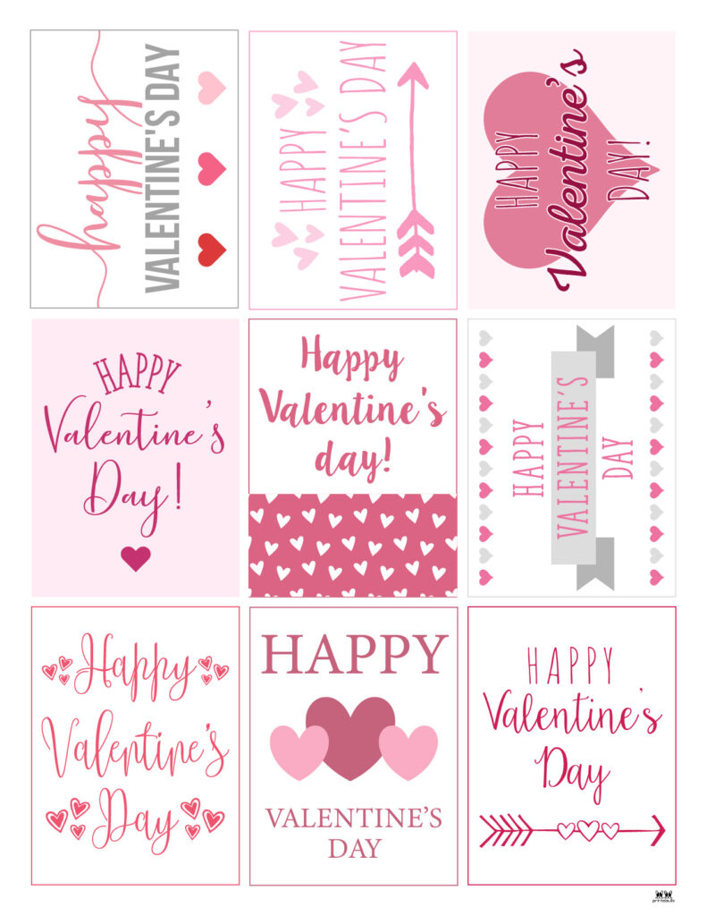 Printable Valentine'S Day Cards - 250+ Free Printables | Printabulls intended for Valentine's Day Card Template Printable