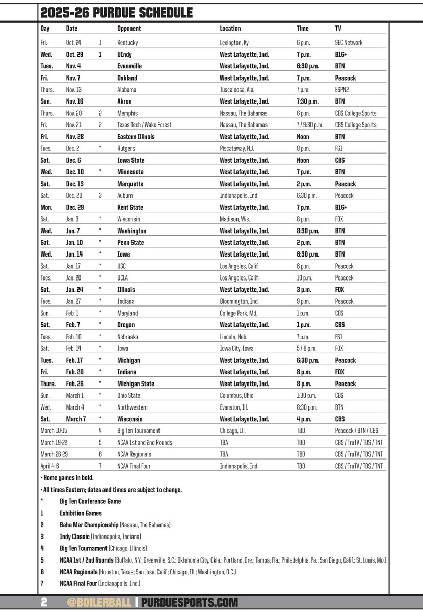 Purdue Men'S Basketball On X with regard to Printable Purdue Men'S Basketball Schedule