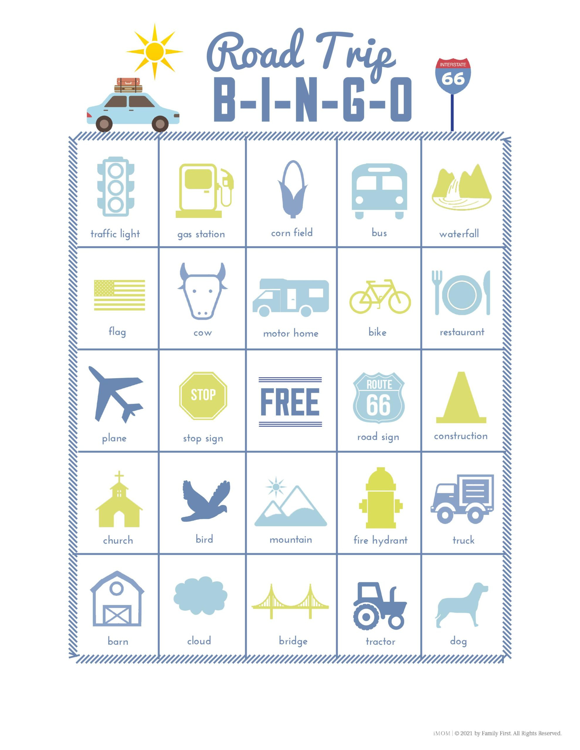 Road Trip Games For Summer - Imom with Printable Car Games For Road Trips