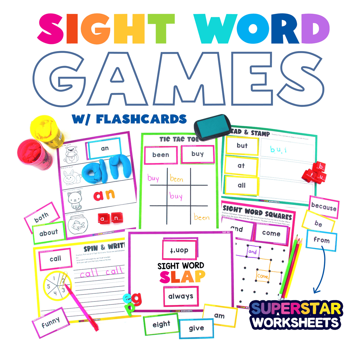 Sight Word Games - Superstar Worksheets with regard to Printable Sight Word Games For Kindergarten