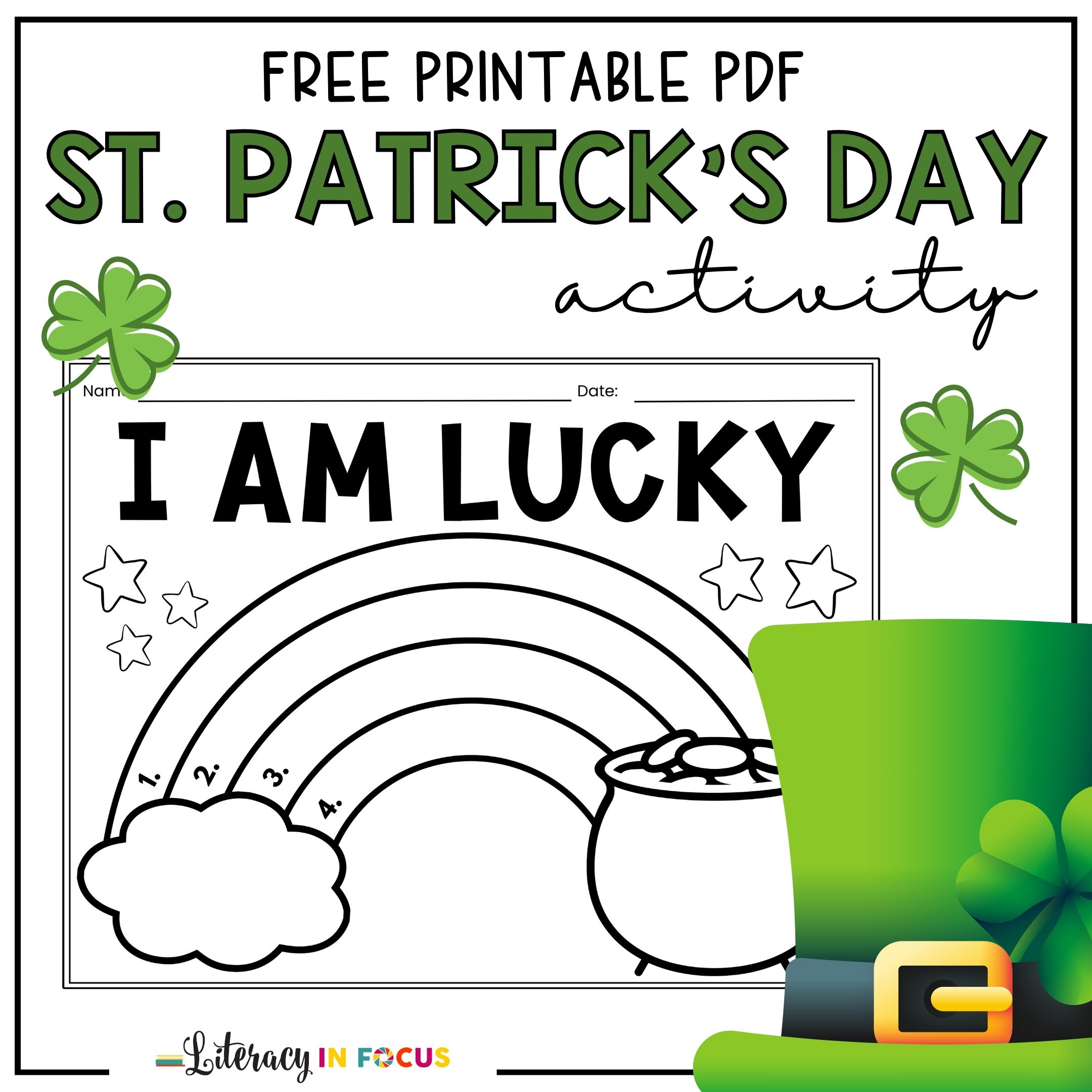 St. Patrick'S Day Activity For Kids | Free Printable Pdf regarding Free St Patrick Day Printables