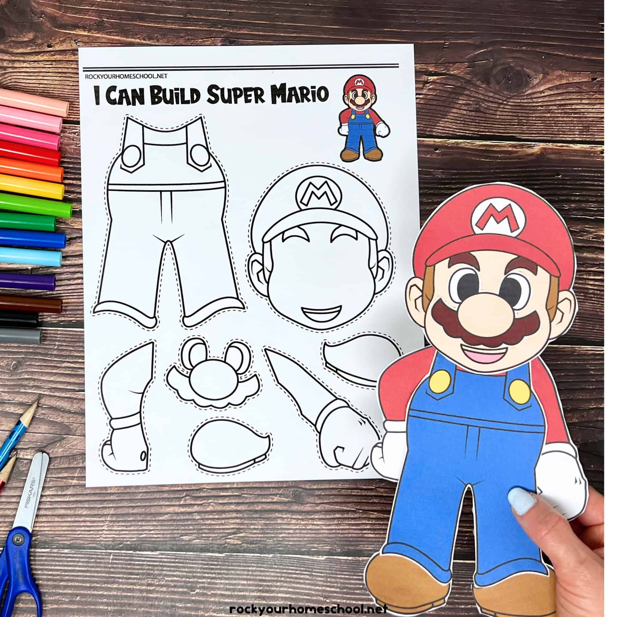 Super Mario Crafts For Kids: How To Make And Enjoy (20 Free)- Rock throughout Super Mario Printables Free