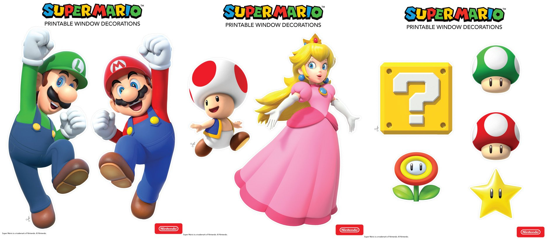 Super Mario Printable Decorations - Play Nintendo. for Super Mario Printables Free