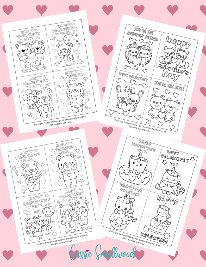 The Cutest Free Printable Valentine Exchange Cards For Kids with regard to Free Printable Valentines Cards For School