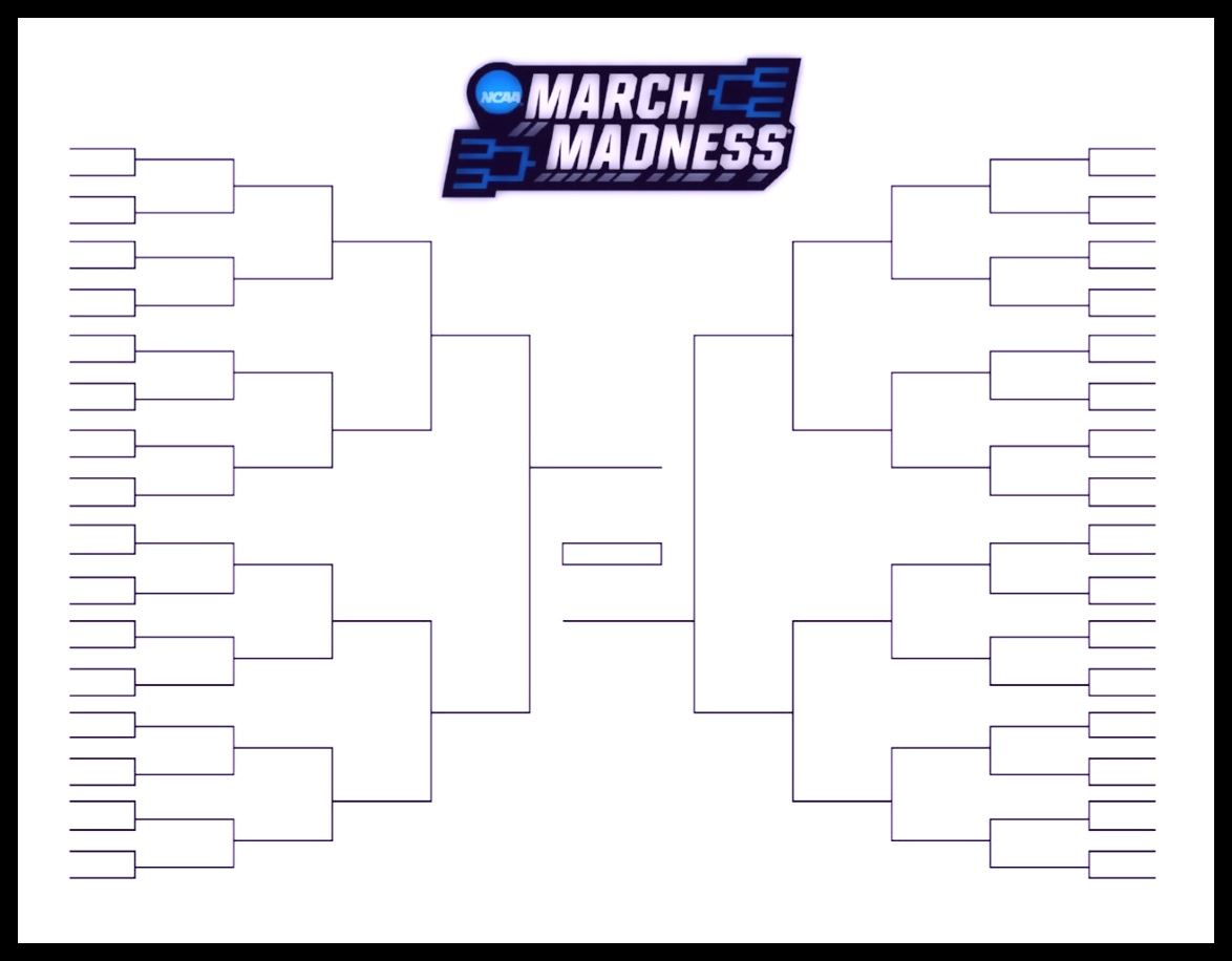 The Printable March Madness Bracket For The 2019 Ncaa Tournament for March Madness Bracket Printable Blank