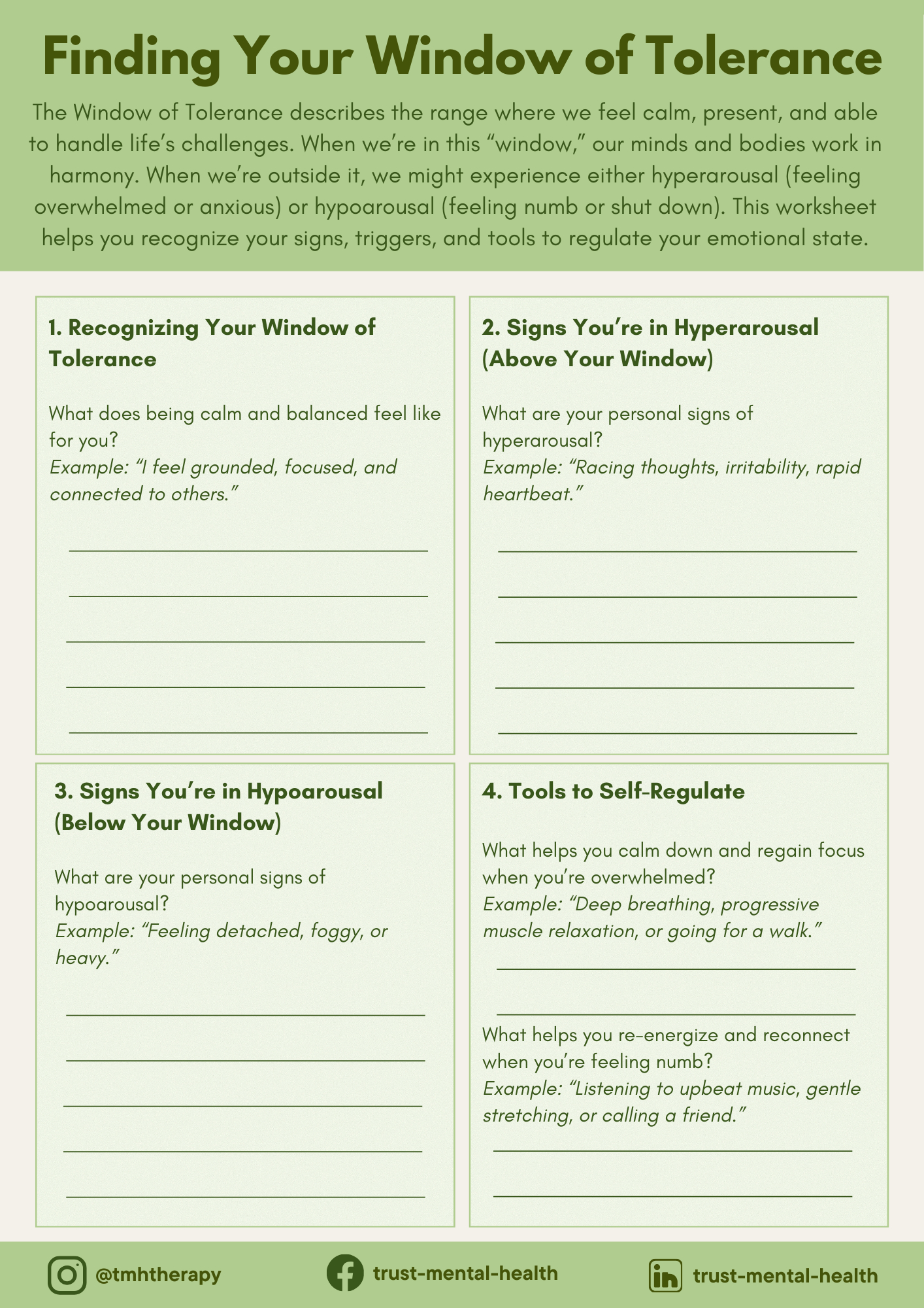 Therapy Worksheets | Cbt Worksheets | Trust Mental Health with regard to Free Printable Mental Health Worksheets For Adults