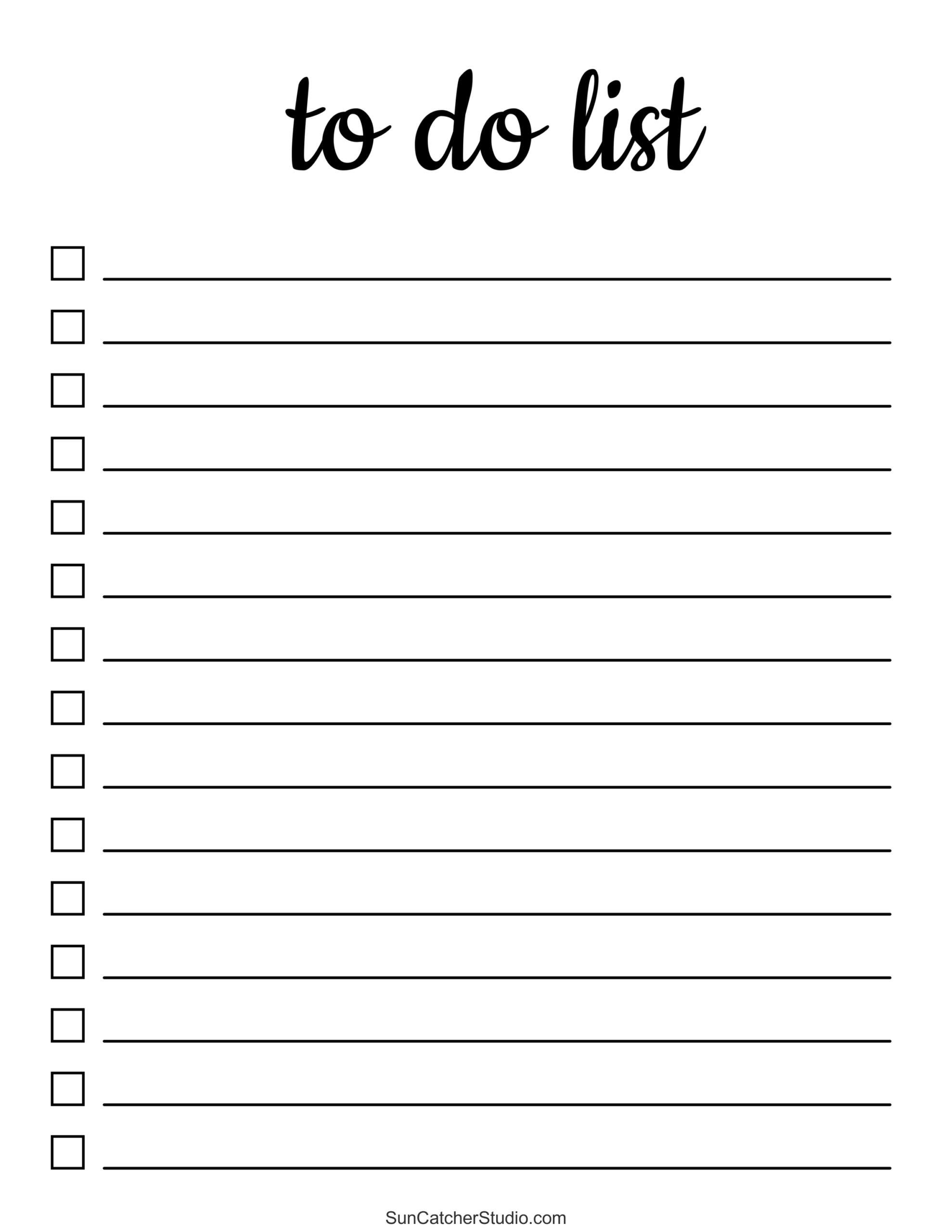 To Do List (Free Printable Pdf Templates) – Things To Do – Free pertaining to Free Printables to Do List