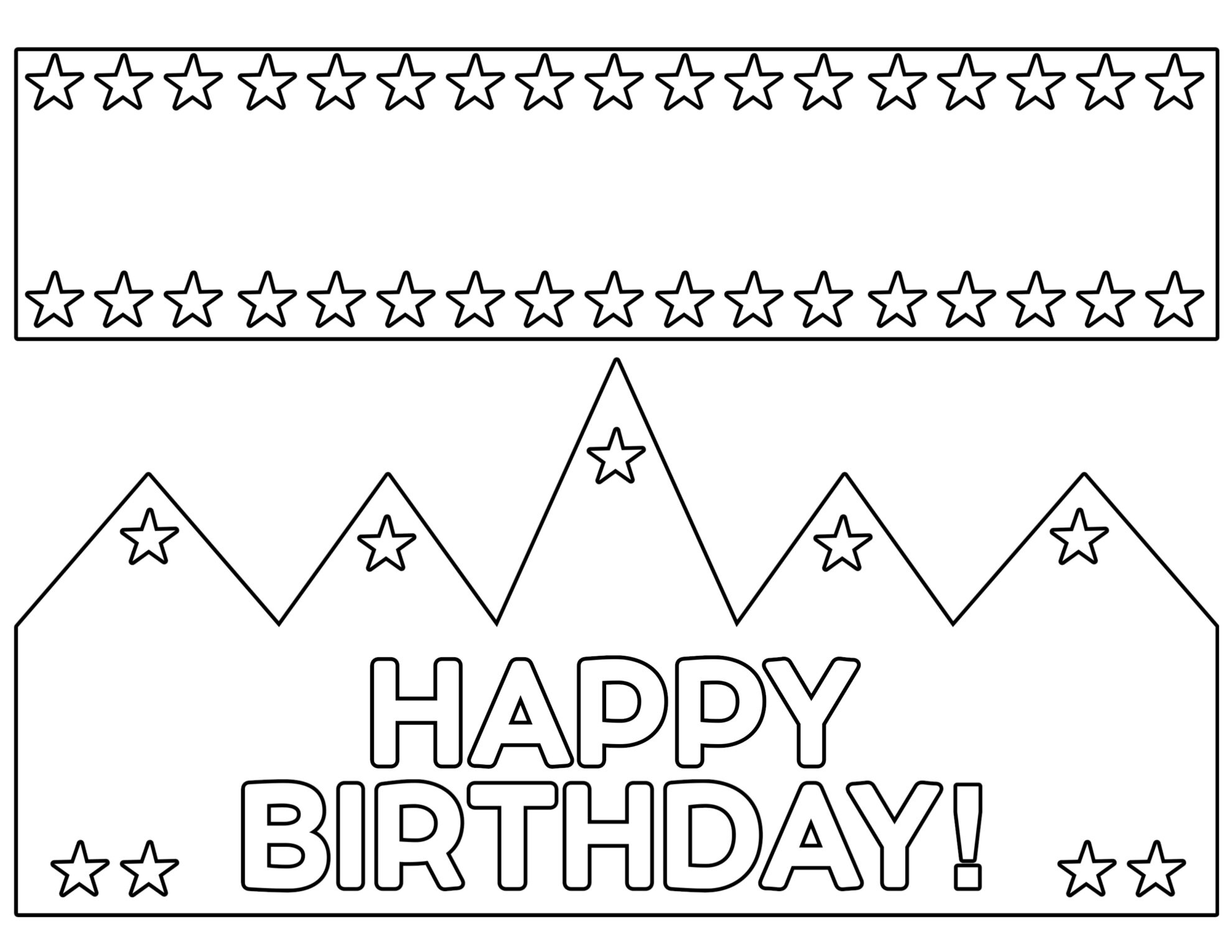 Top Birthday Crown Cut Out Best Sale intended for Birthday Crown Printable Free