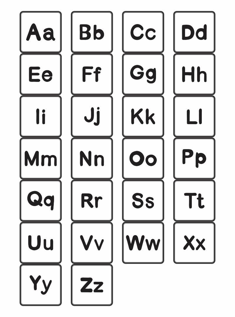 Upper And Lowercase Alphabet - 10 Free Pdf Printables | Printablee with Upper And Lower Case Alphabet Printables