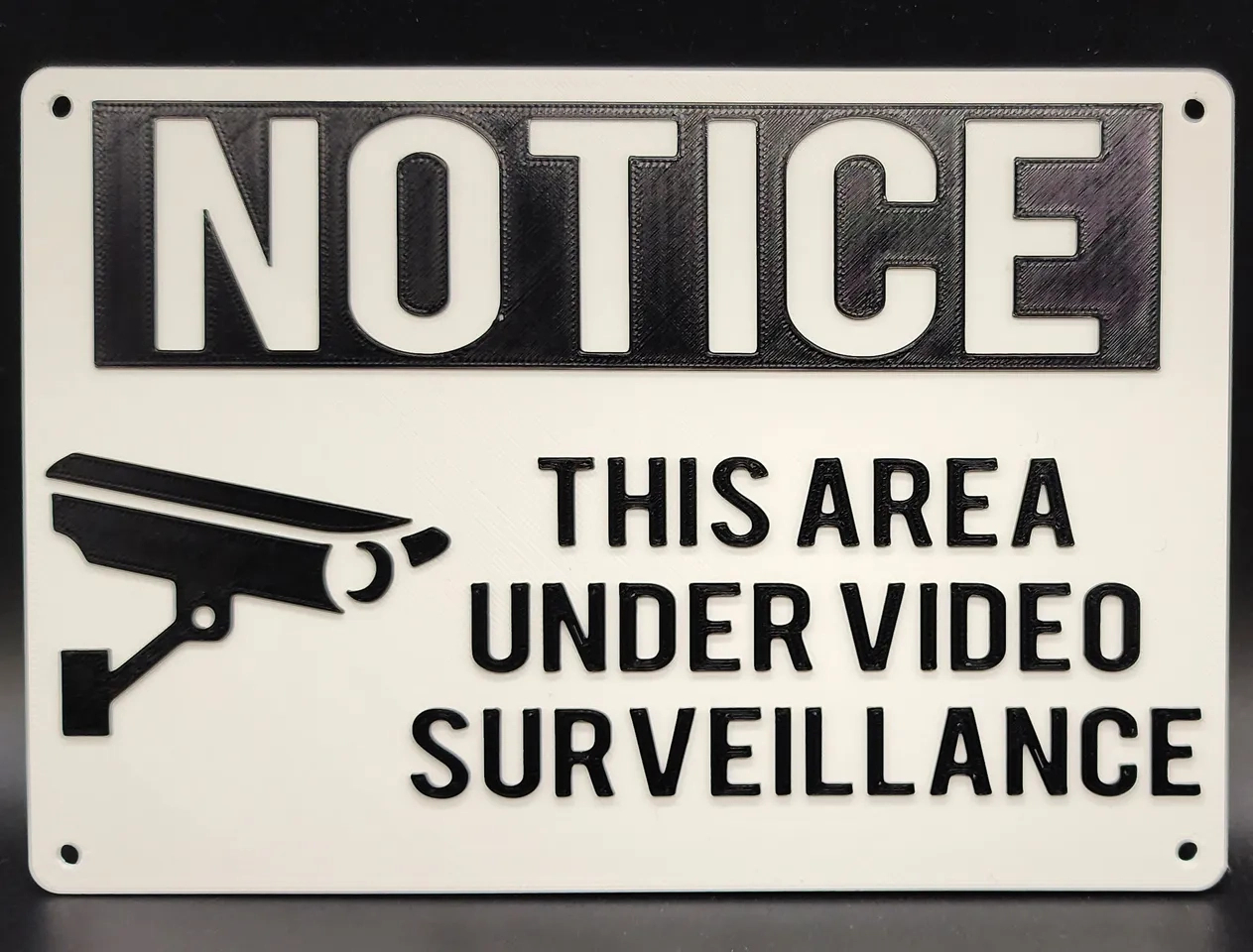 Video Surveillance Signs 2 Colortriple G Workshop | Download pertaining to Video Surveillance Signs Free Printable