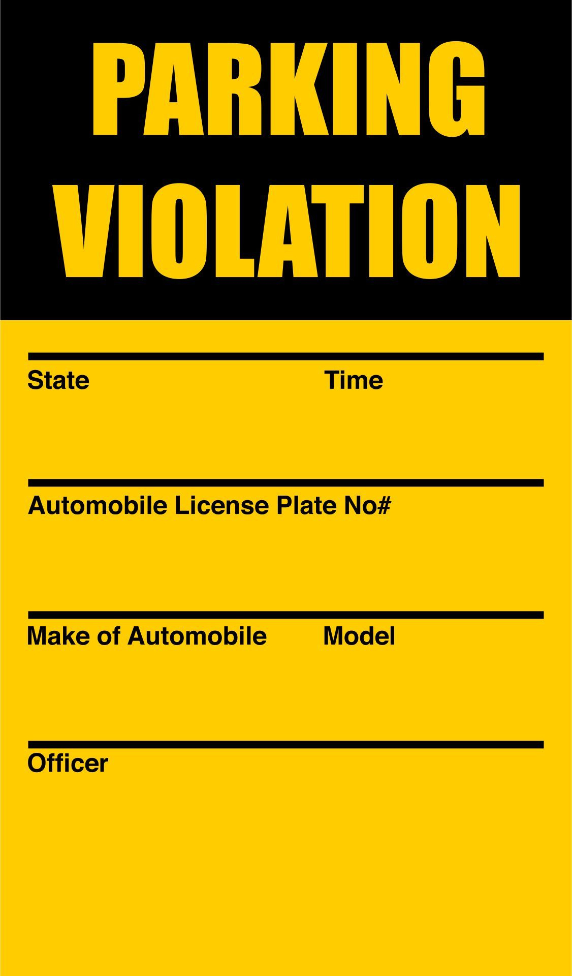 Violation Tickets - 10 Free Pdf Printables | Printablee with Printable Parking Ticket Template Word