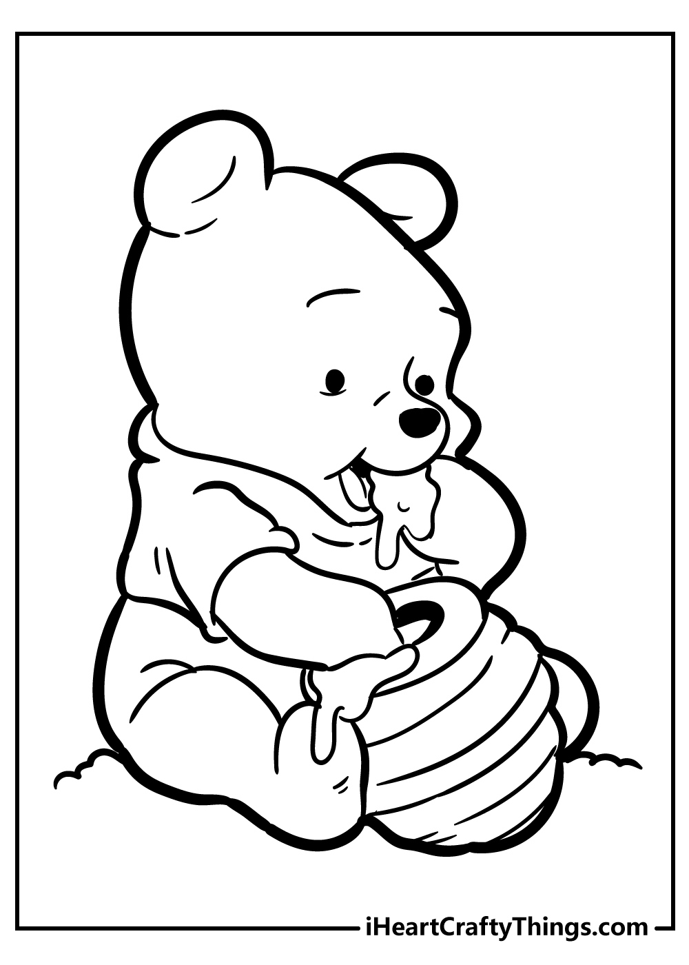 Winnie The Pooh Coloring Pages (35 Free Printables) with Winnie the Pooh Printable Images